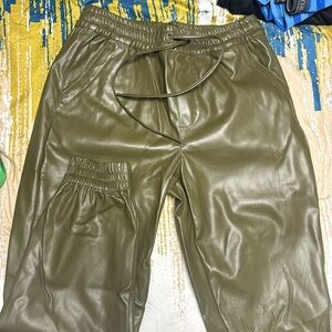 Faux Leather Pants